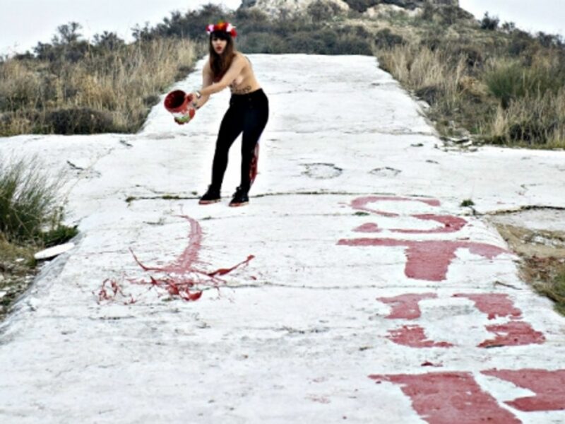 A recent Femen protest in Madrid