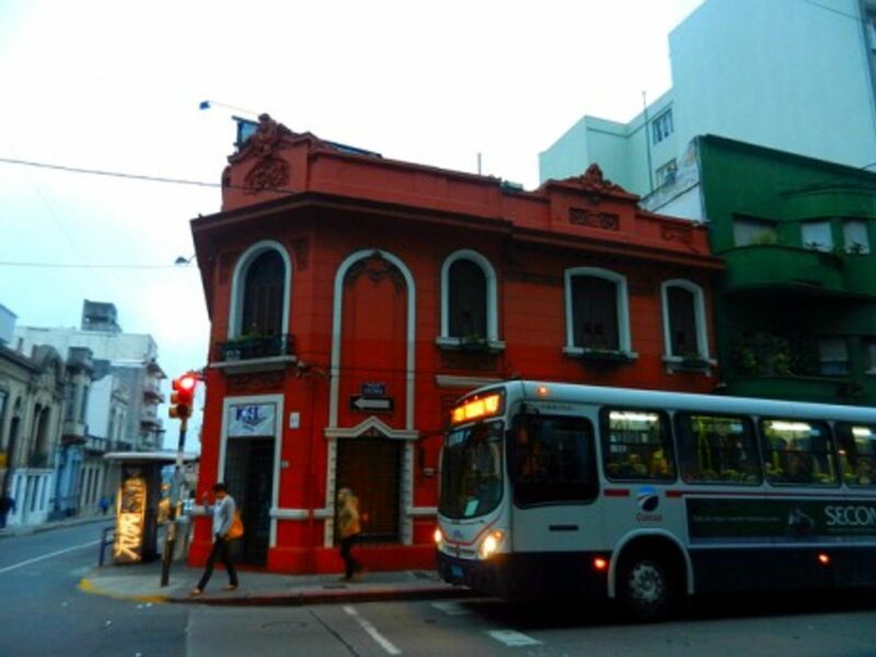 A (regular) bus in Salvador Mazza, Argentina