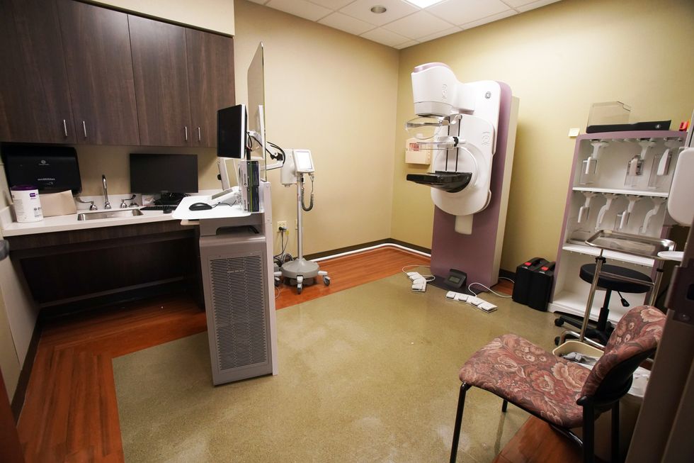 A room for breast cancer exams at a hospital in Memphis, Tennessee.