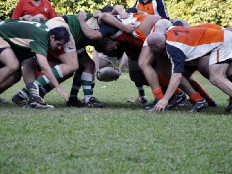 A rugby match in Brazil