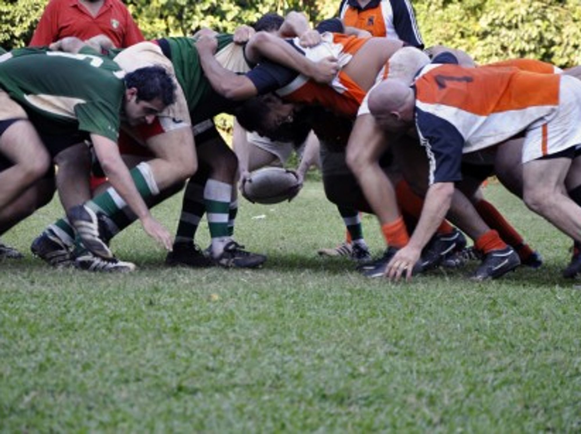 A rugby match in Brazil