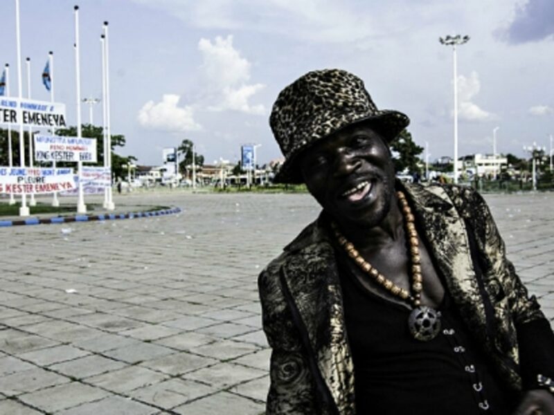 A sapeur from Democratic Republic of Congo