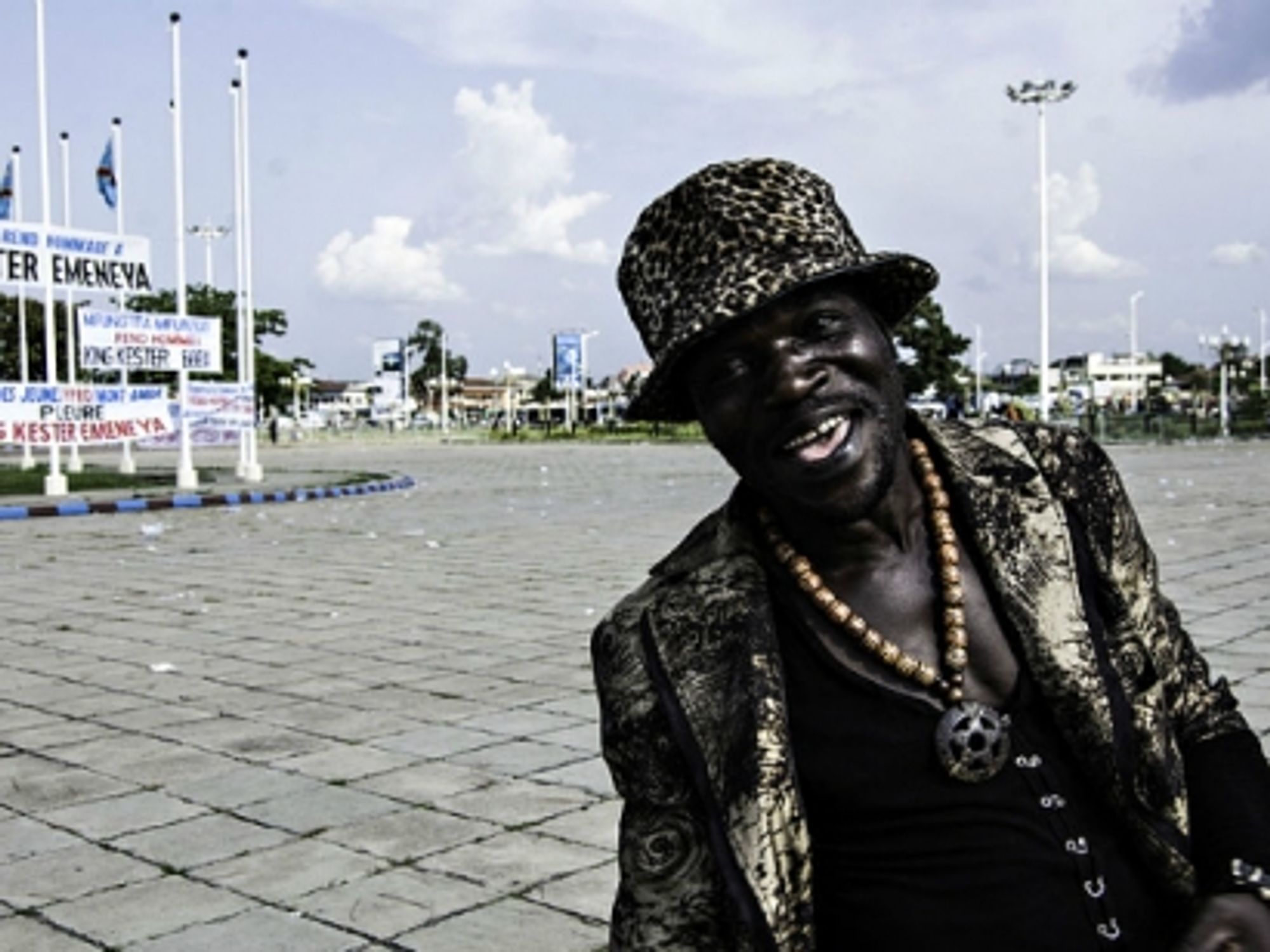 A sapeur from Democratic Republic of Congo