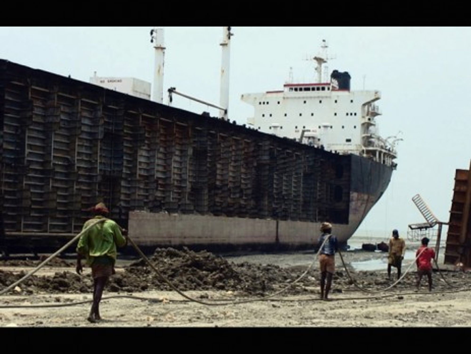 A ship yard in Chittagong, the economic capital of Bangladesh