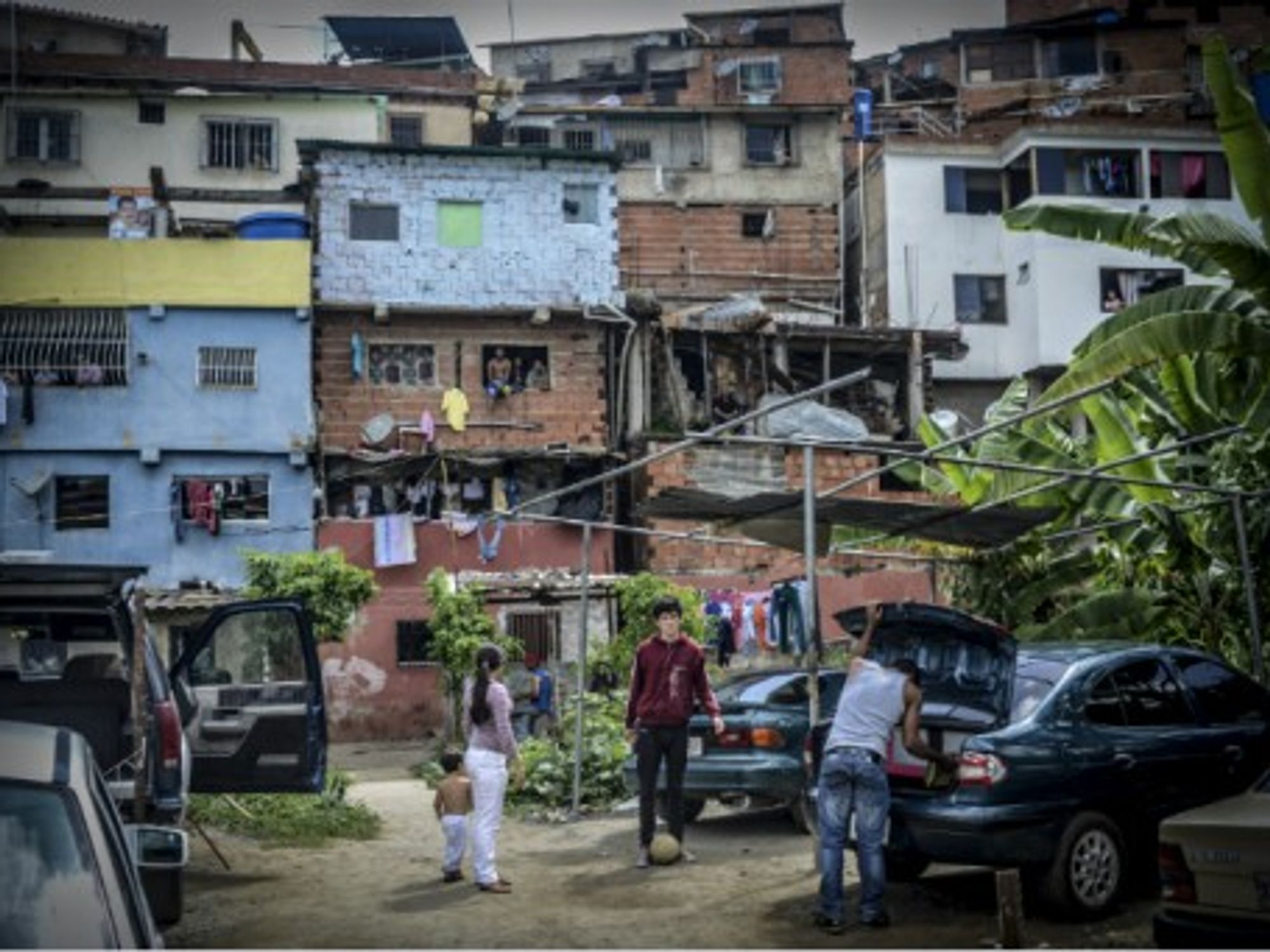 A slum in Caracas, Venezuela â€” Photo: Charles Mostoller/ZUMA