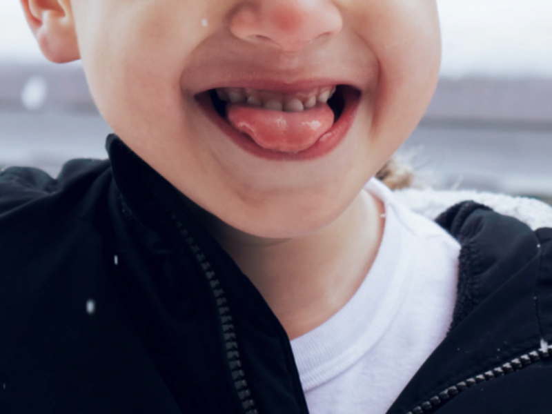 A smiling child