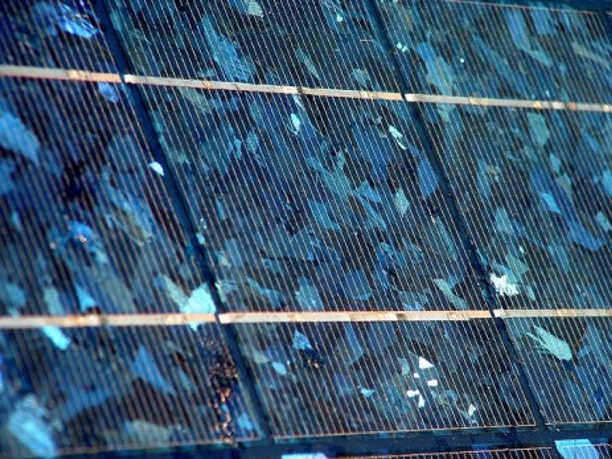 A solar panel from the Geneva-based European Organization for Nuclear Research