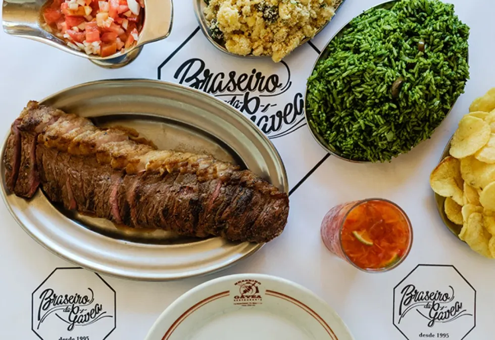 A spread from Braseriro da Gavea.