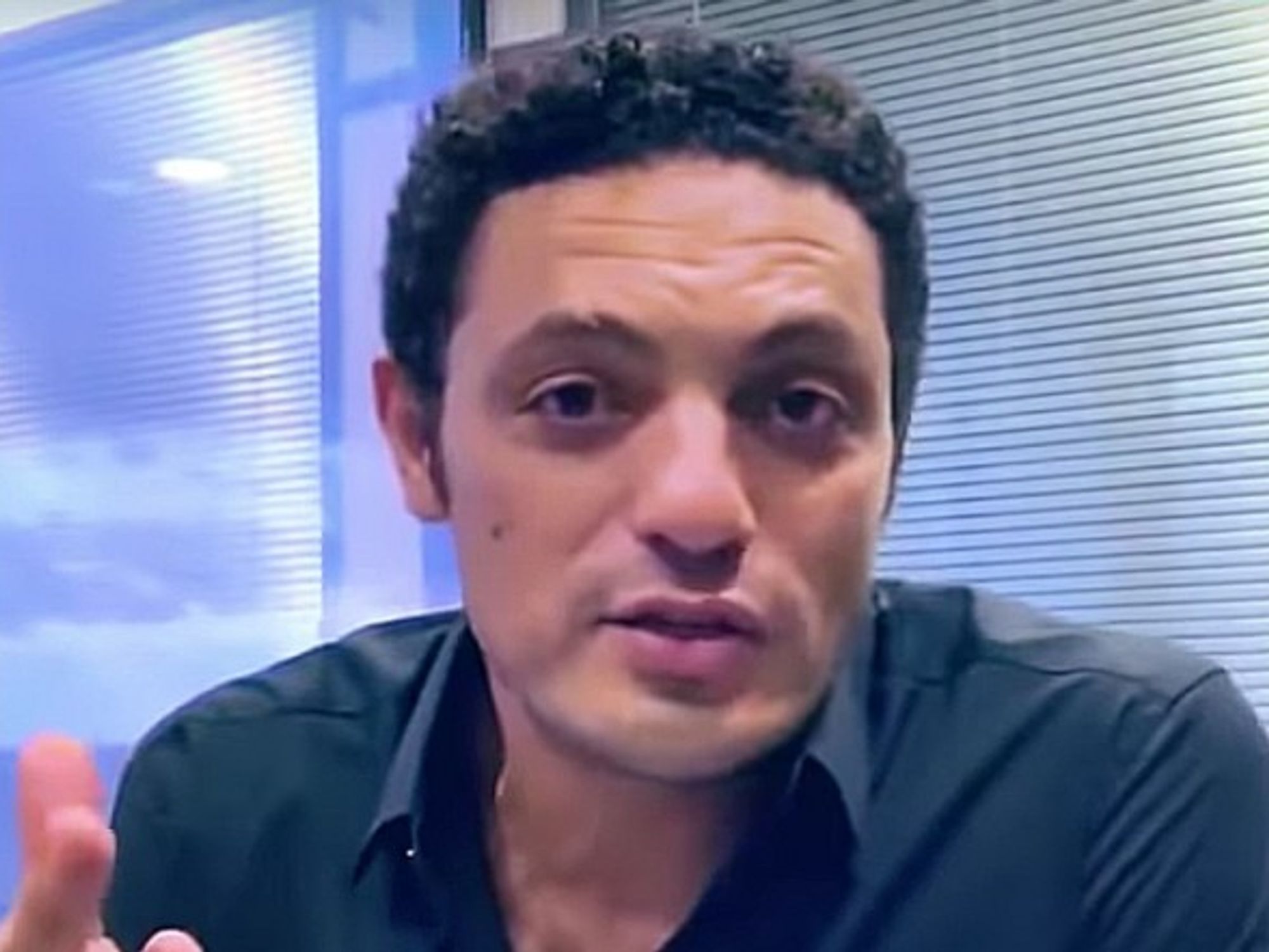 A still from the video of Mohamed Ali, a former contractor, which first sparked attention