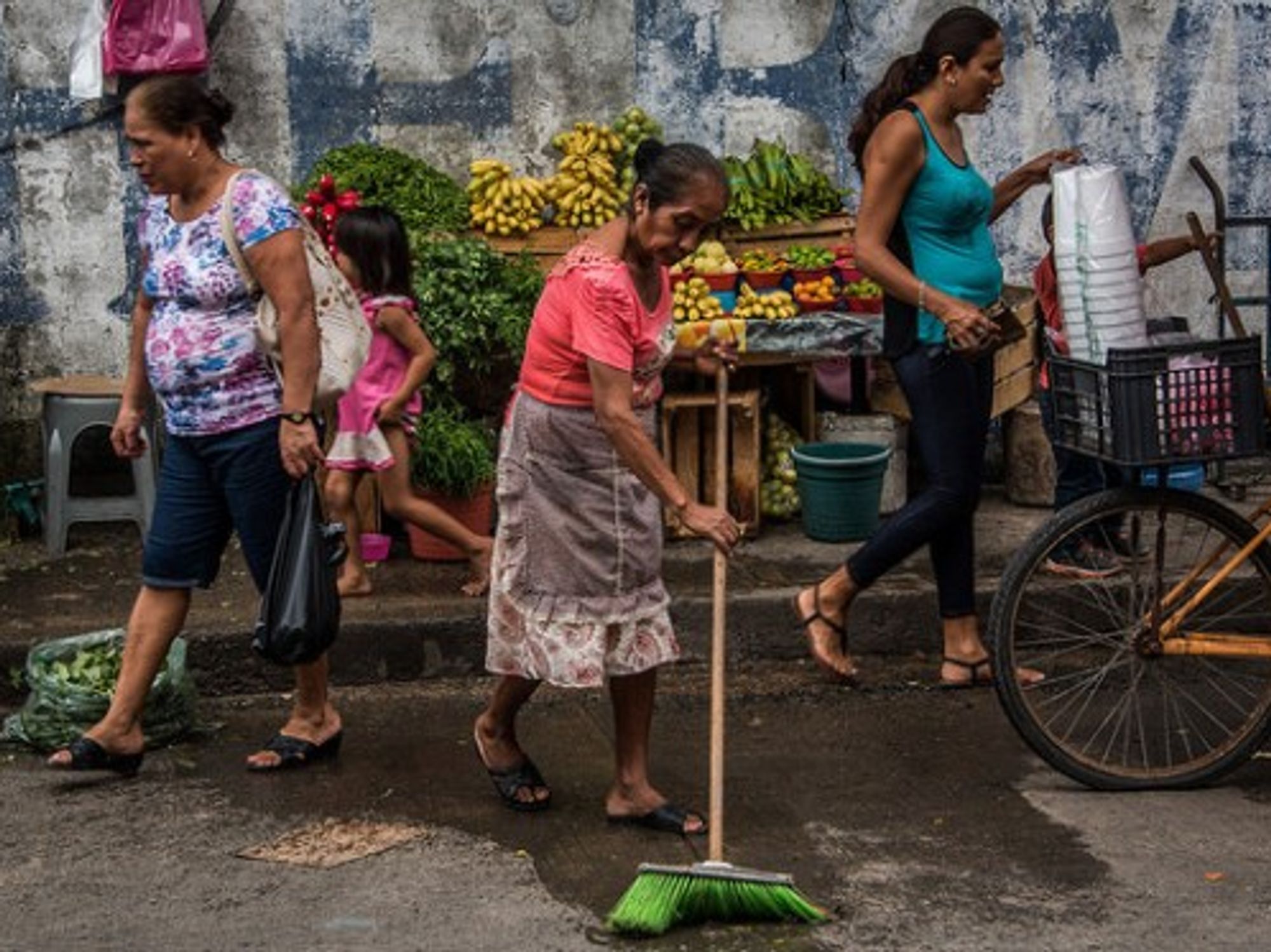 A street vendor in Mexico