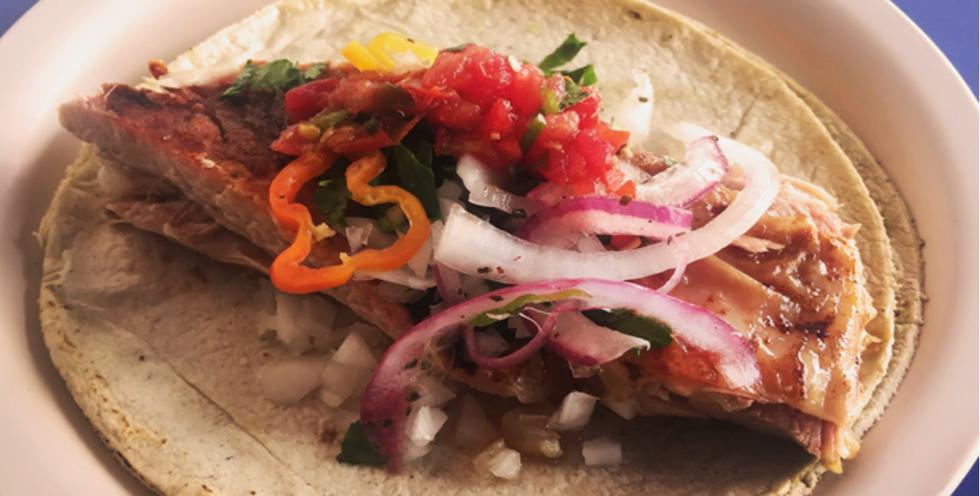 A tasty taco.
