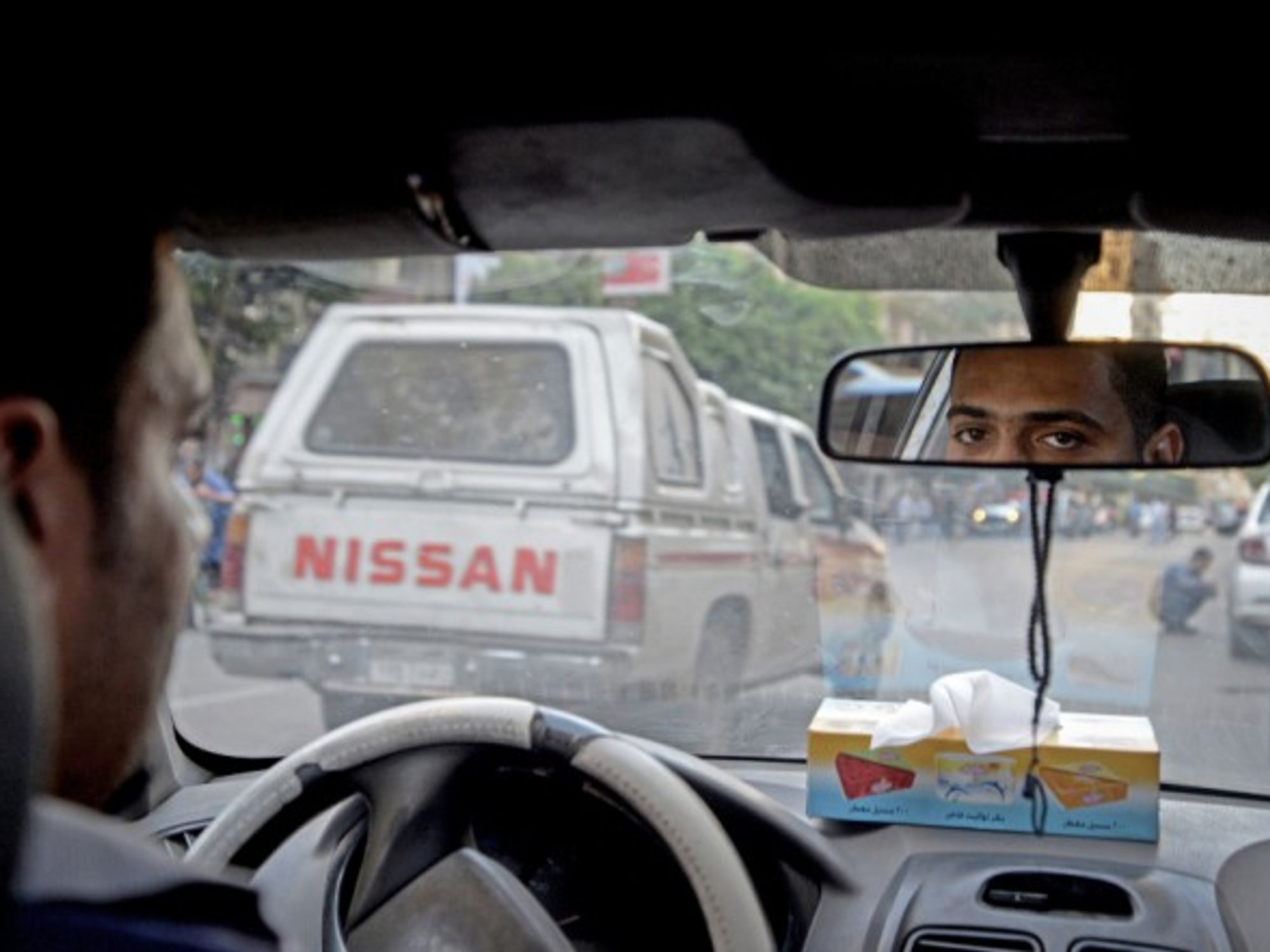 A taxi driver at Cairo