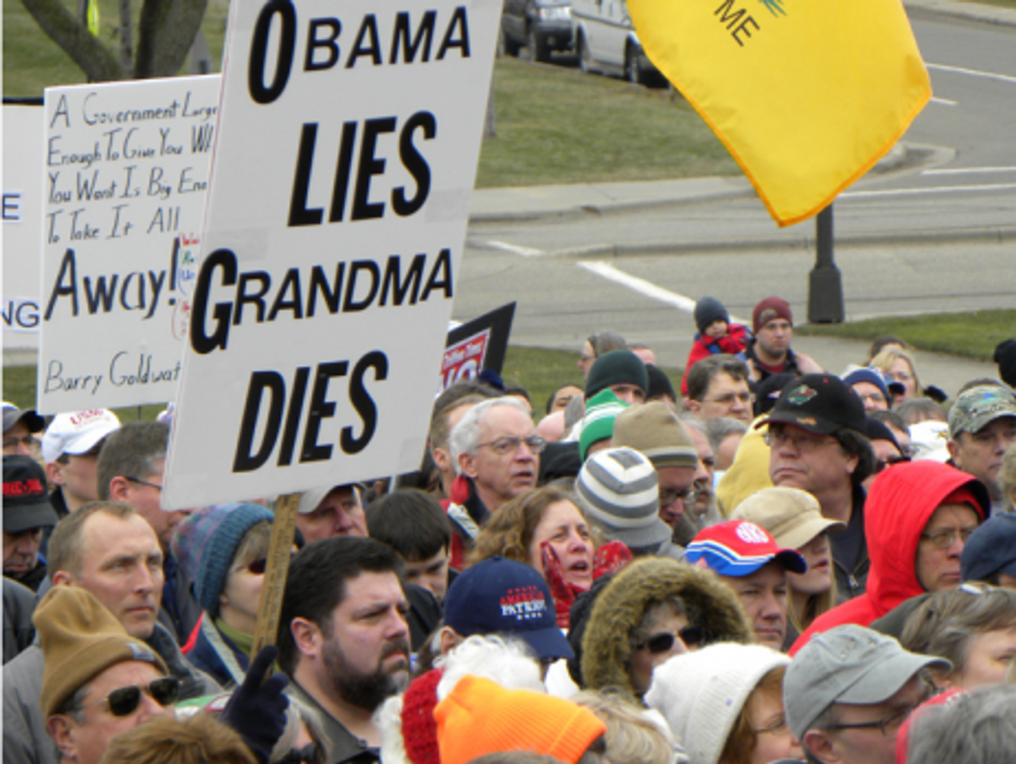 A Tea Party rally in Minnesota (Fibonacci Blue)