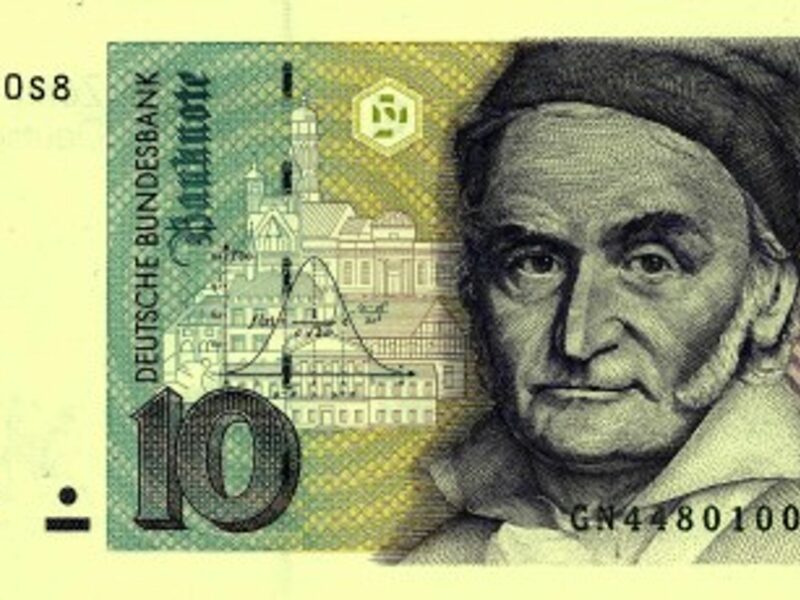A ten D-Mark bill