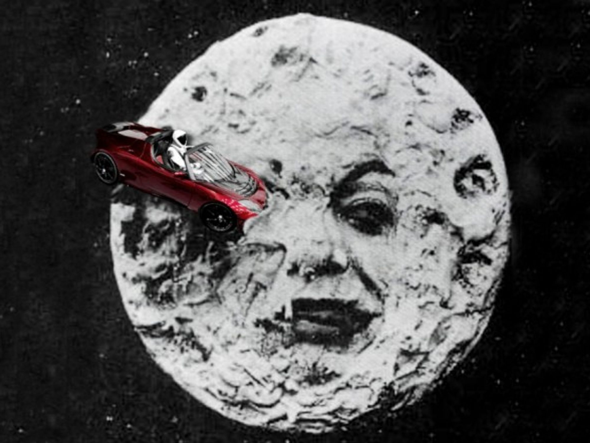A Tesla Trip To The Moon