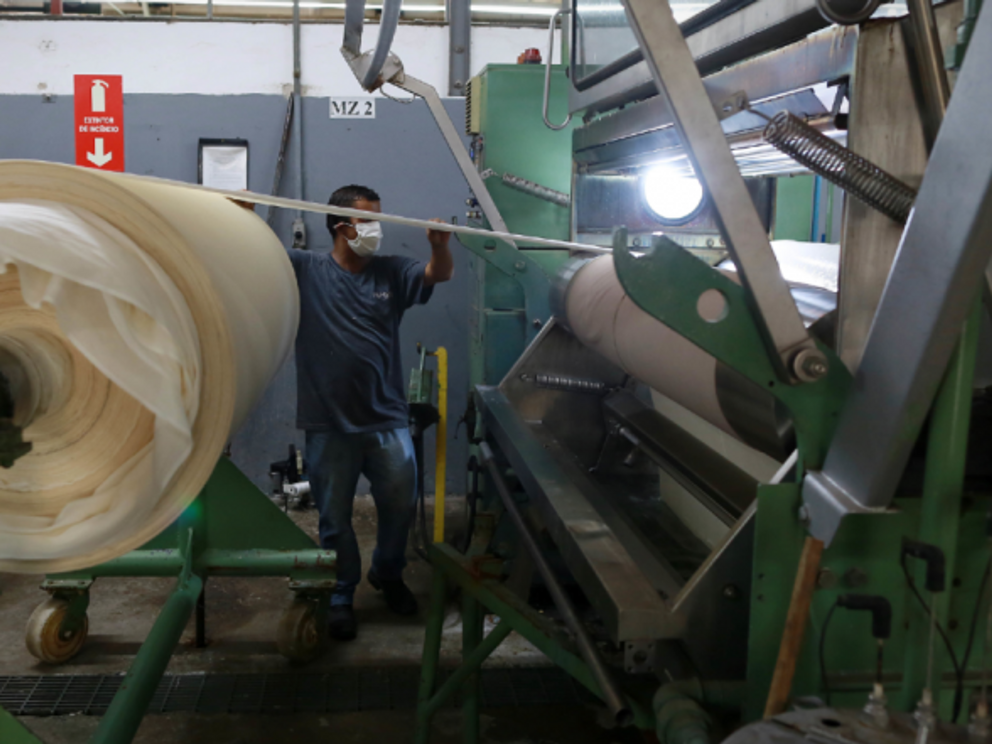 A textile factory in Campinas, Brazil