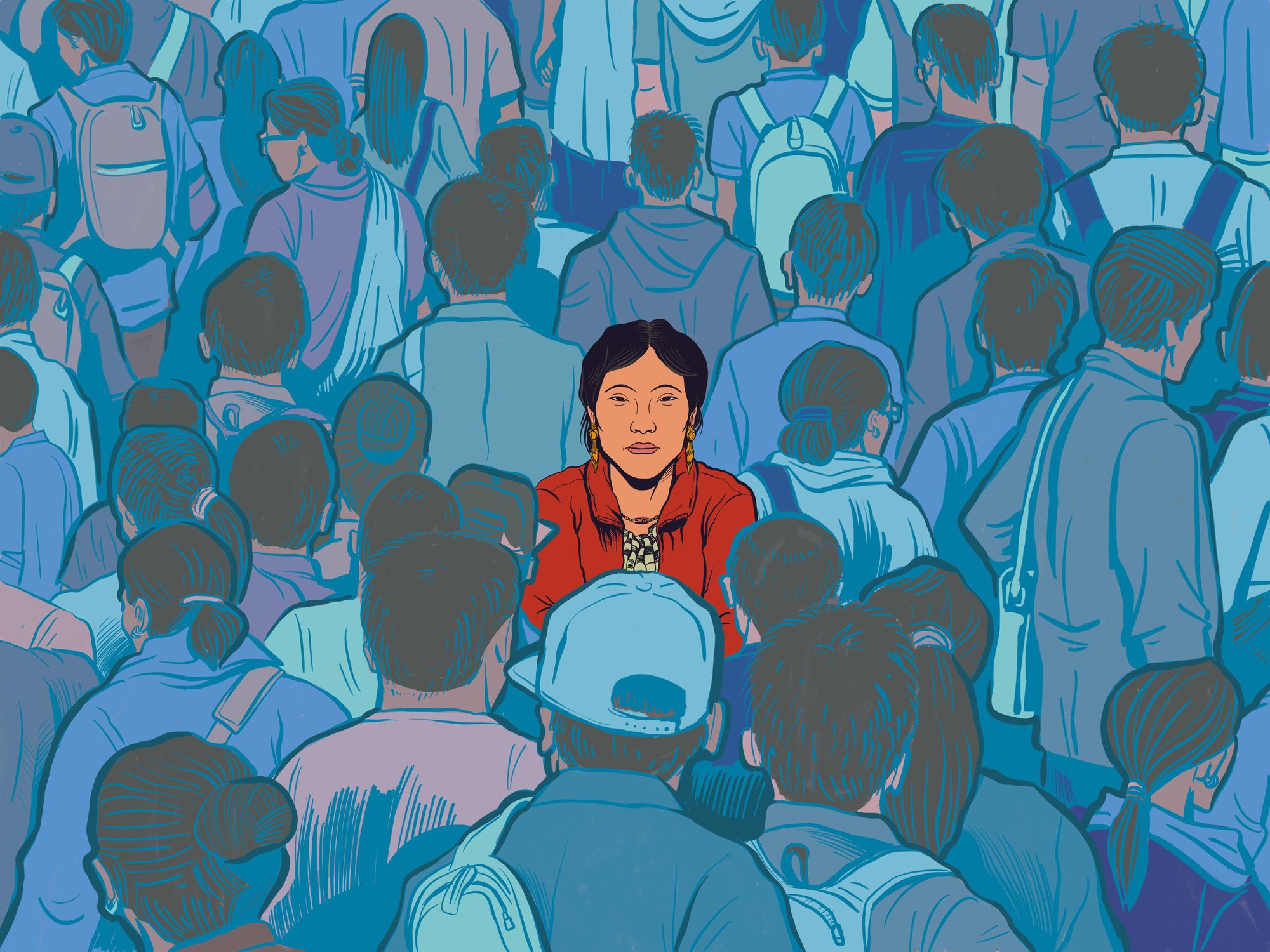 A Tibetan refugee
