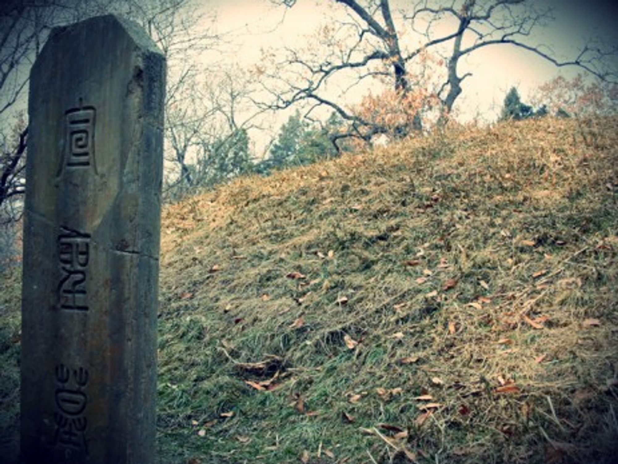 A tomb in Confucius' burial mond, Qufu cemetery