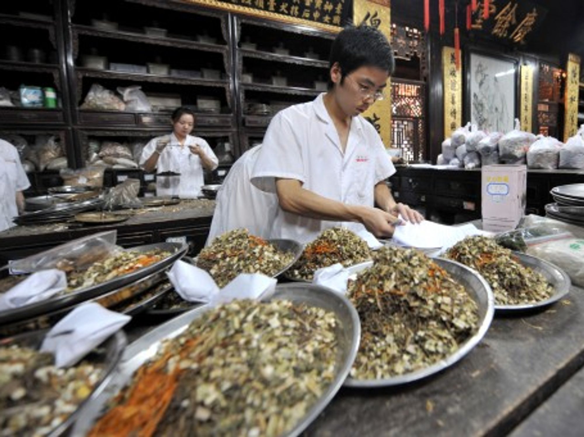 A traditional drugstore in eastern China