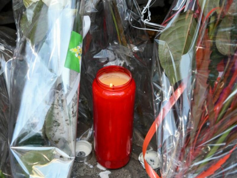 A tribute to a young women who committed suicide during the pandemic in Liege, Belgium