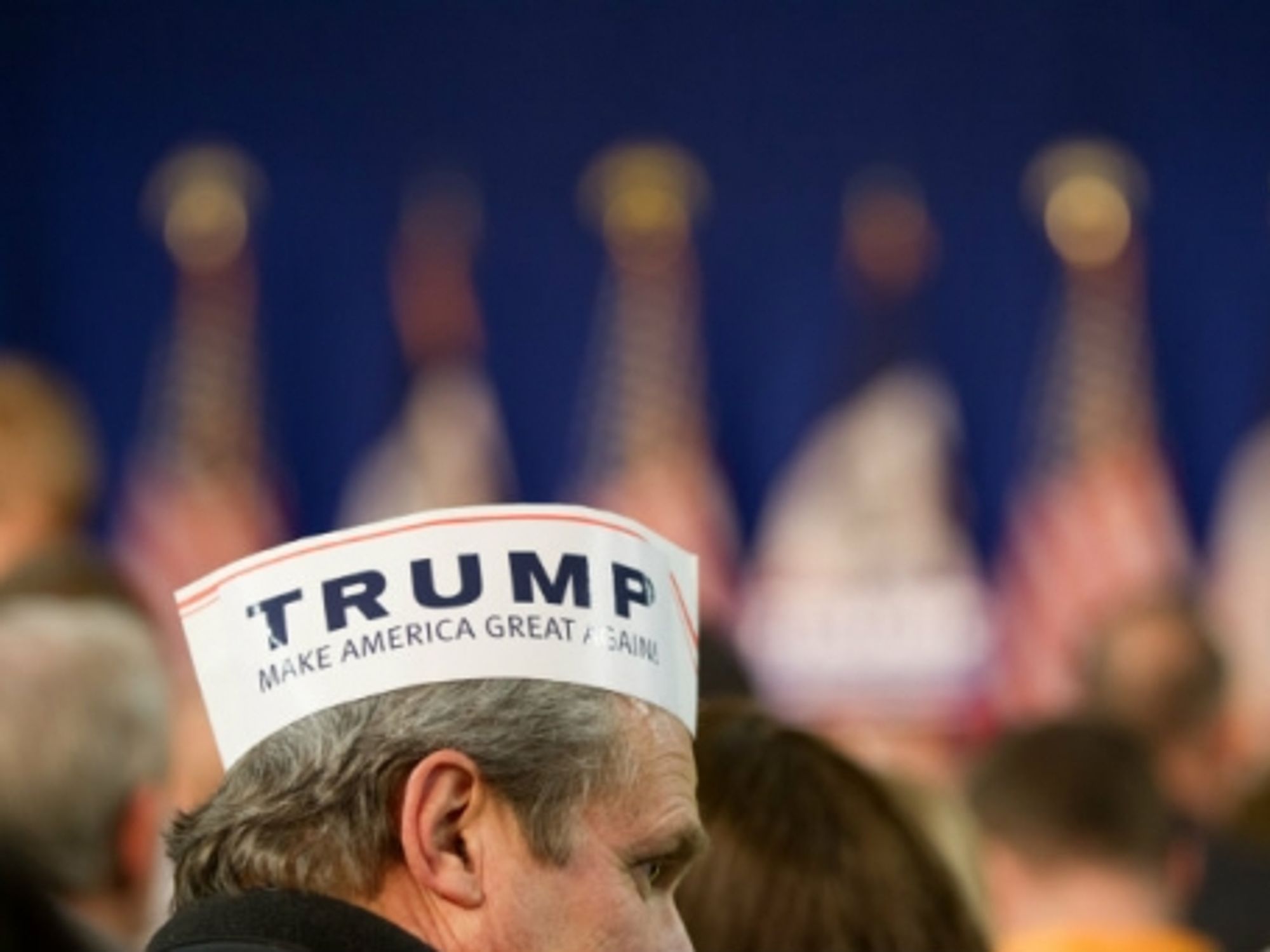 A Trump supporter in Iowa
