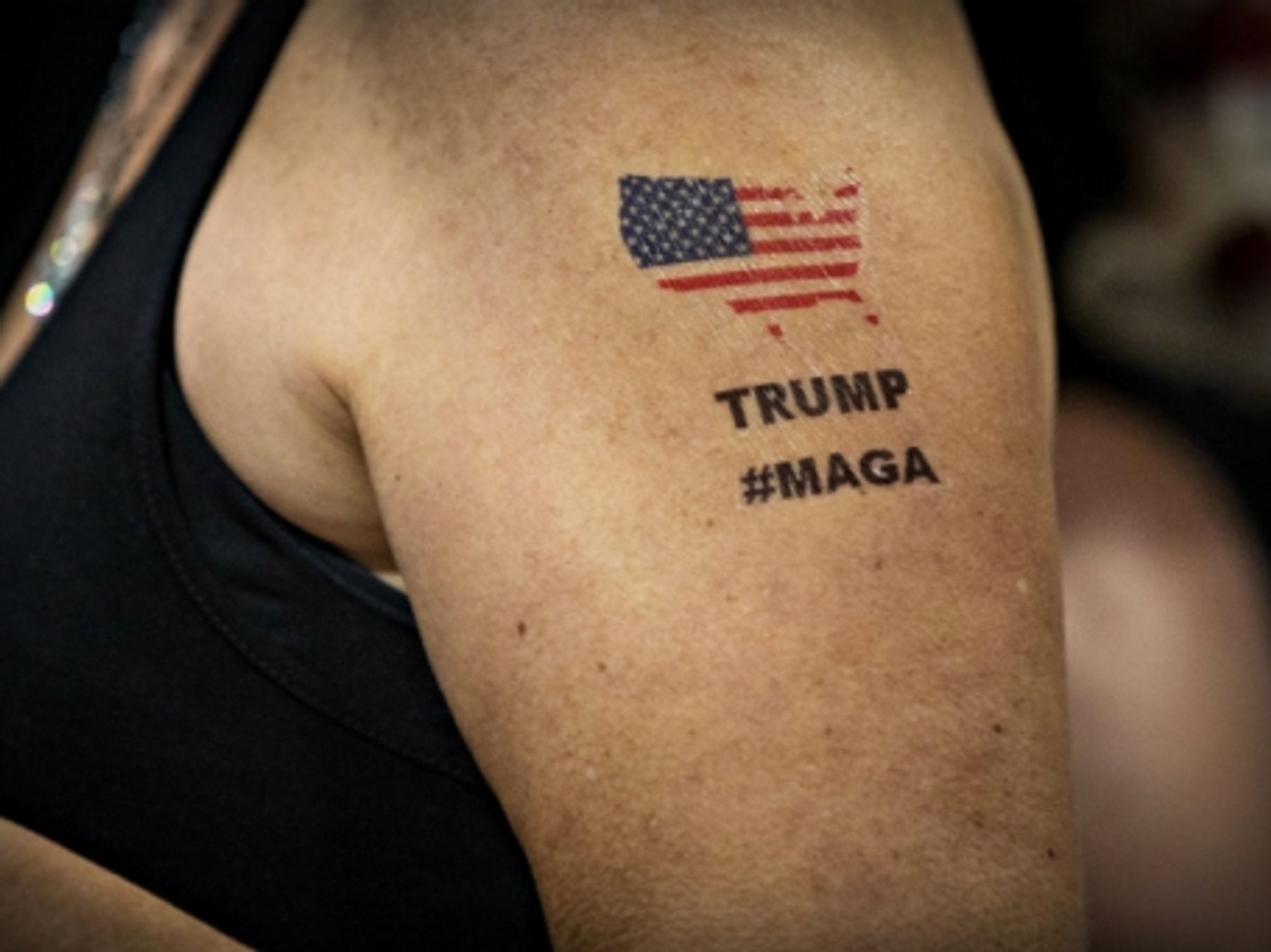 A Trump supporter in Tampa on June 11