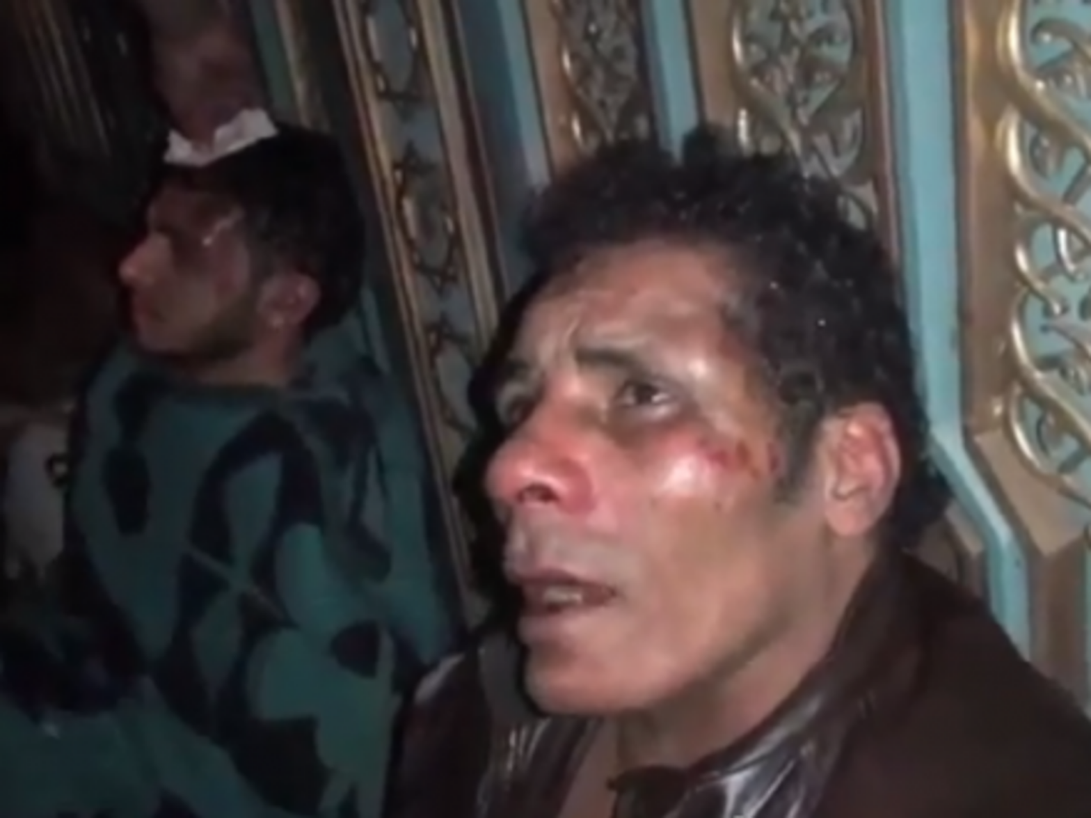 A video capture of two men in Cairo who say they were beaten by Muslim Brotherhood gangs last week