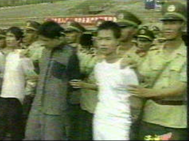 A video image of a multiple execution in China (Duke)