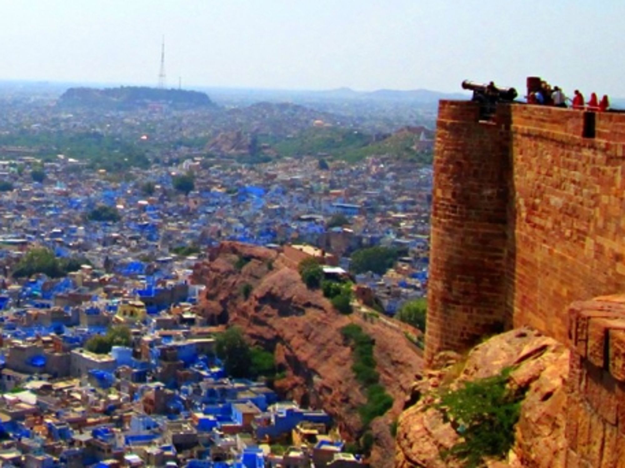 A view of Jodhpur, India's blue city.