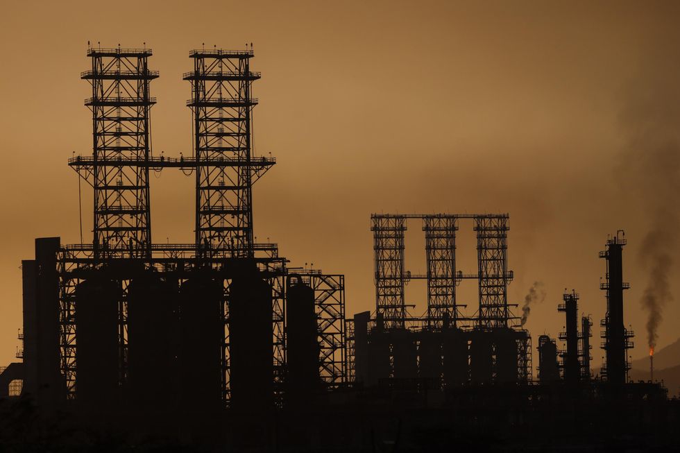 A view of the ''Jose Antonio Anzoategui'' industrial park for crude oil and petrochemicals in Venezuela
