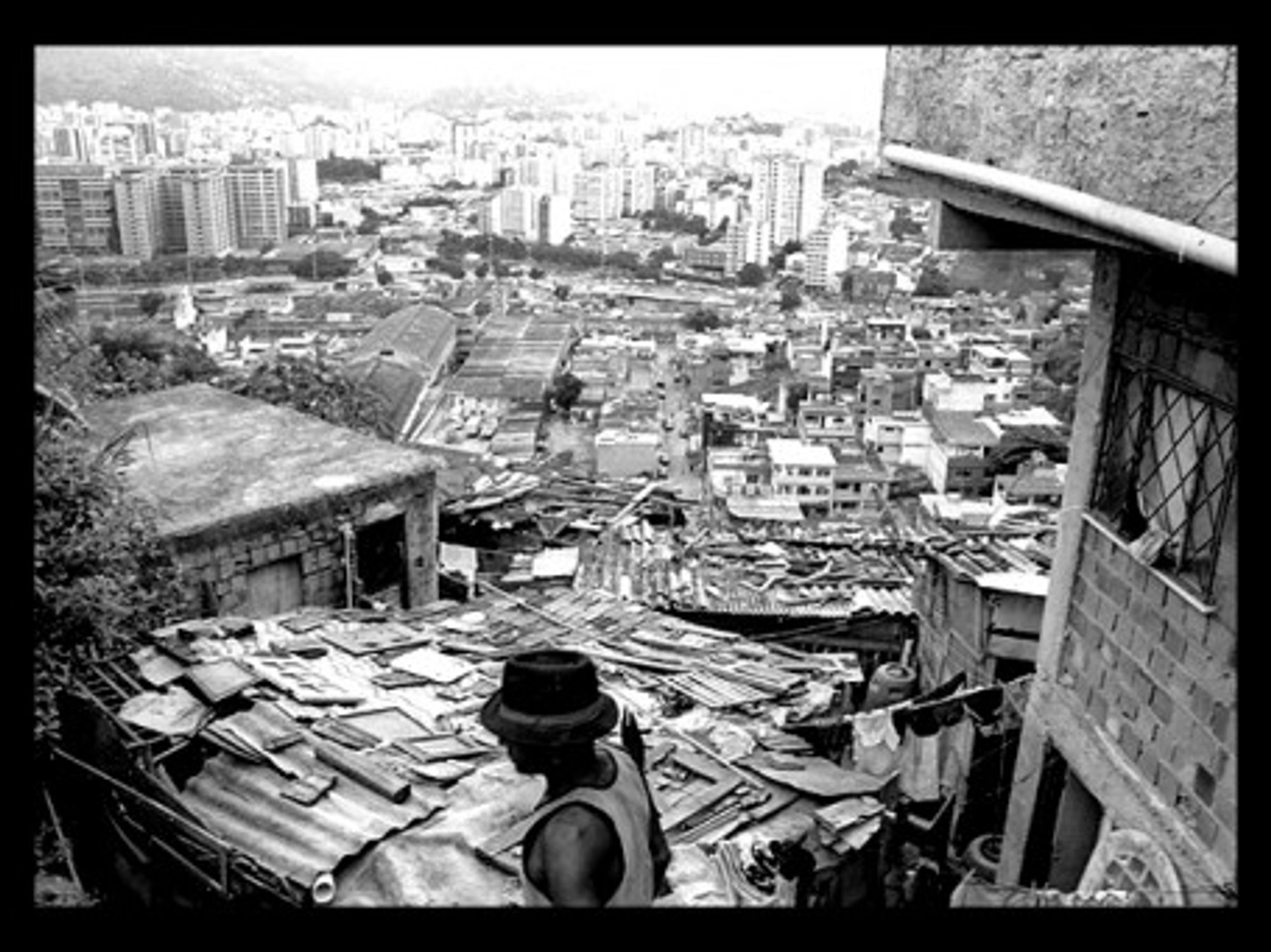 A view of the Mangueira favela, one of Rio's oldest slums.