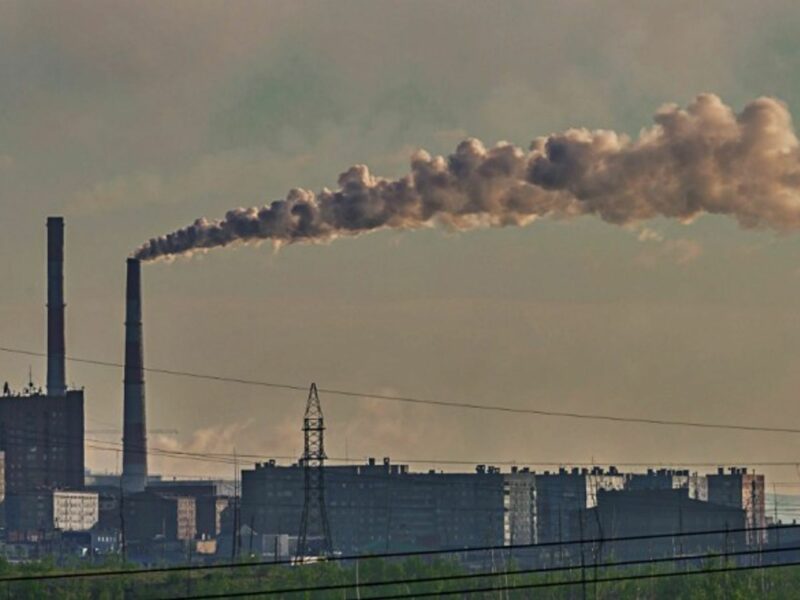 A view on Norilsk's factories