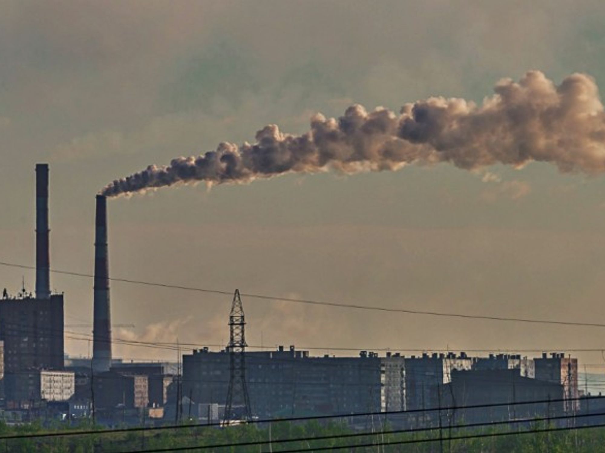 A view on Norilsk's factories