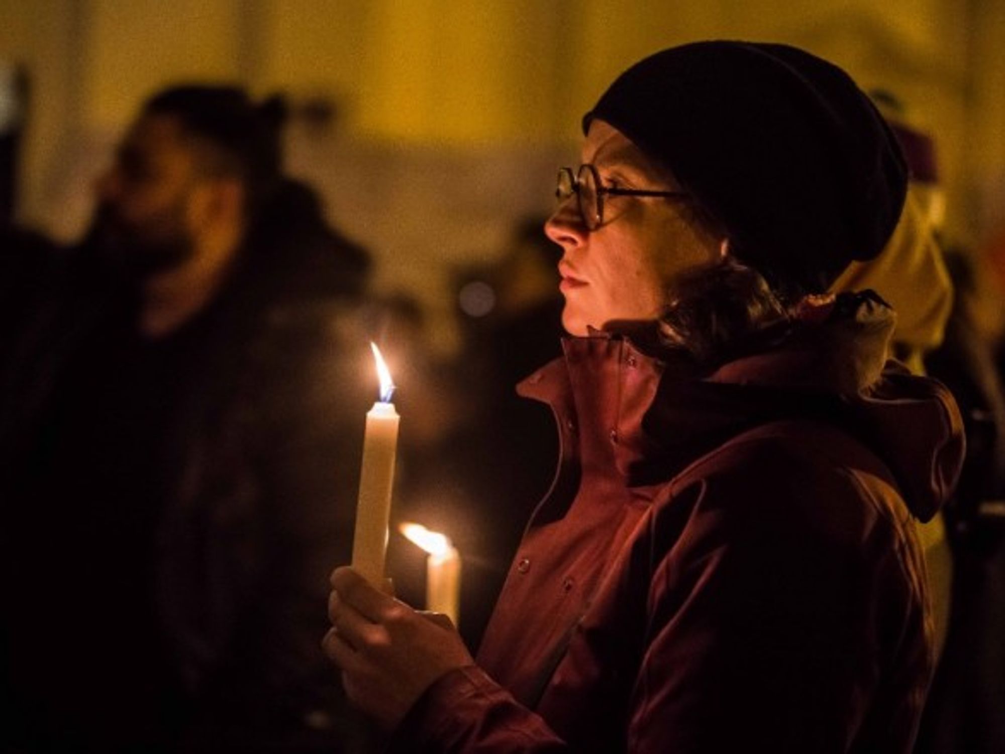 A vigil in Munich for the victims of the Hanau attack