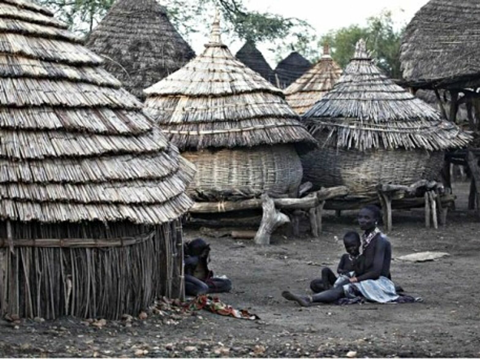 A village in South Sudan. One third of the country's population is facing severe famine risks.
