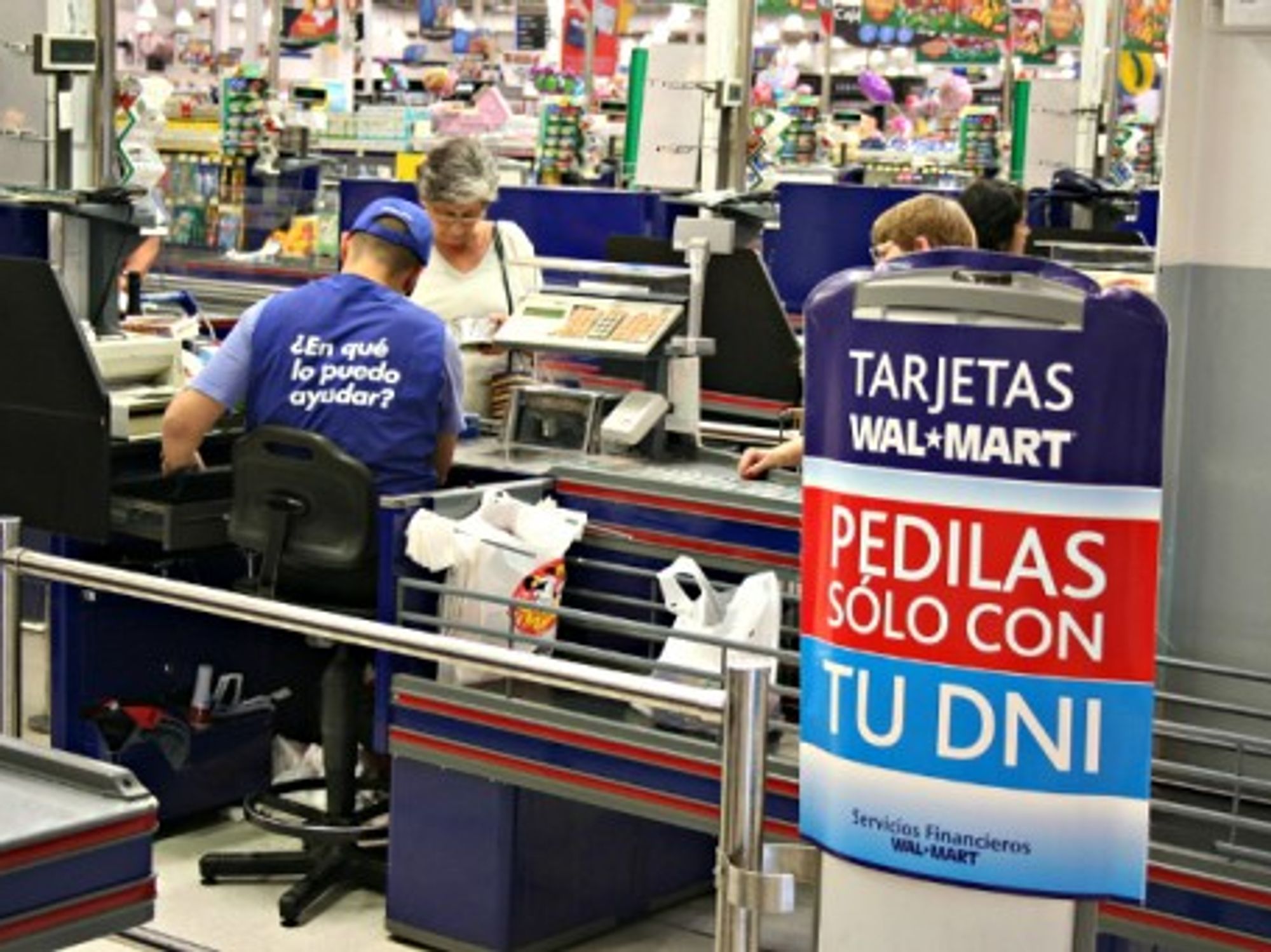 A Walmart store in Buenos Aires