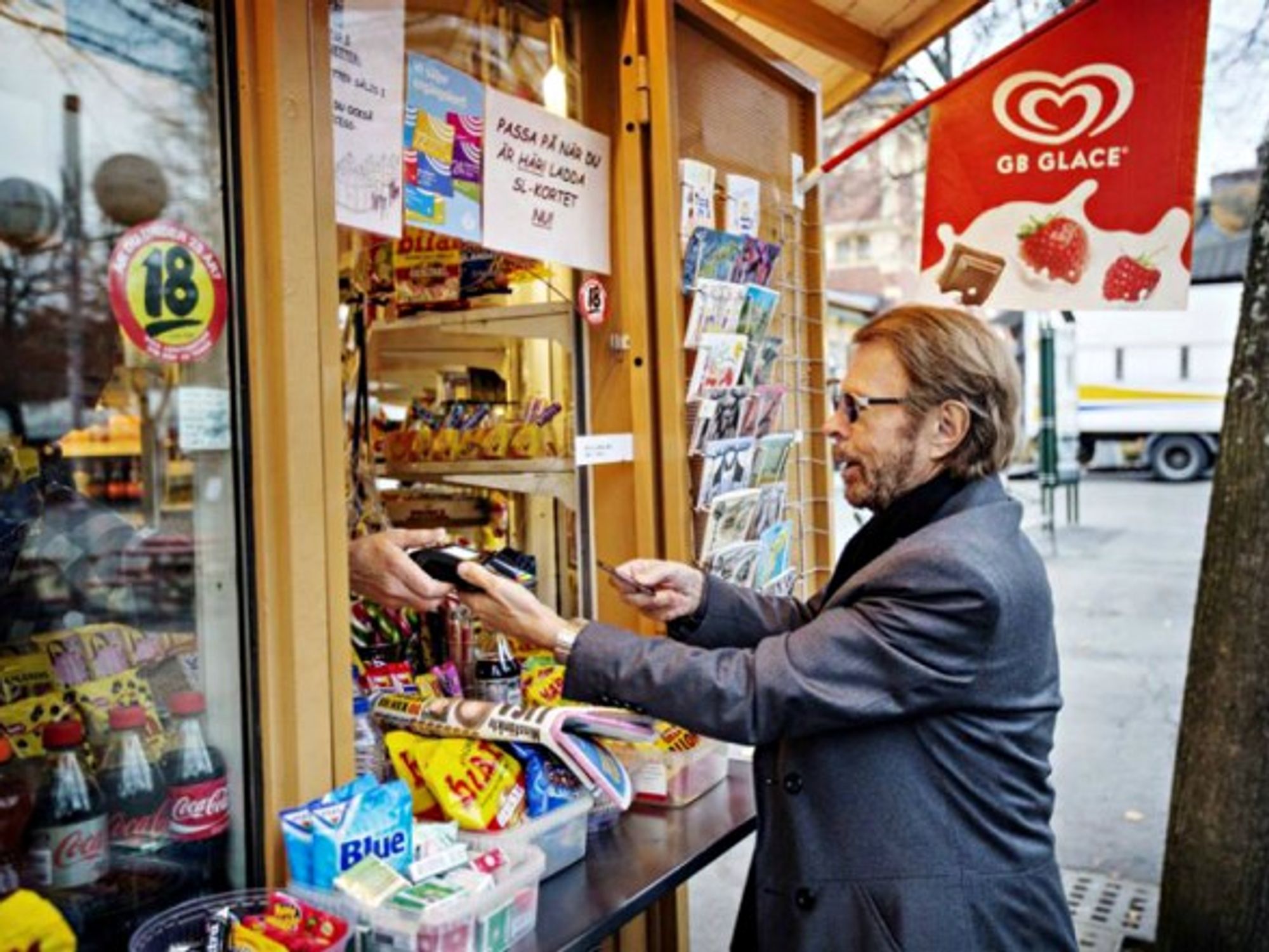 ABBA member Bjorn Ulvaeus spending his money money money