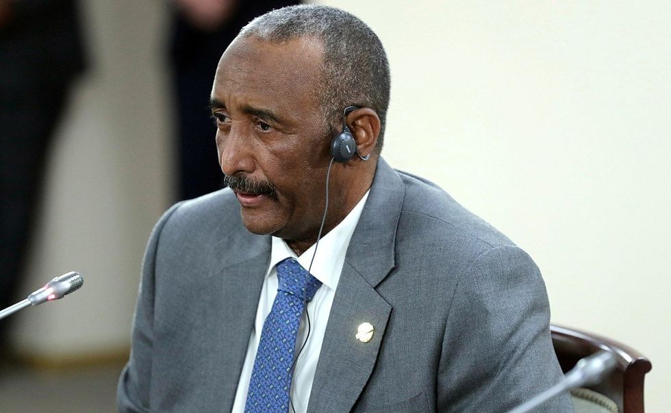 Abdel Fattah Abdelrahman Burhan, Chairman of the Sovereignty Council of Sudan, in October 2023.