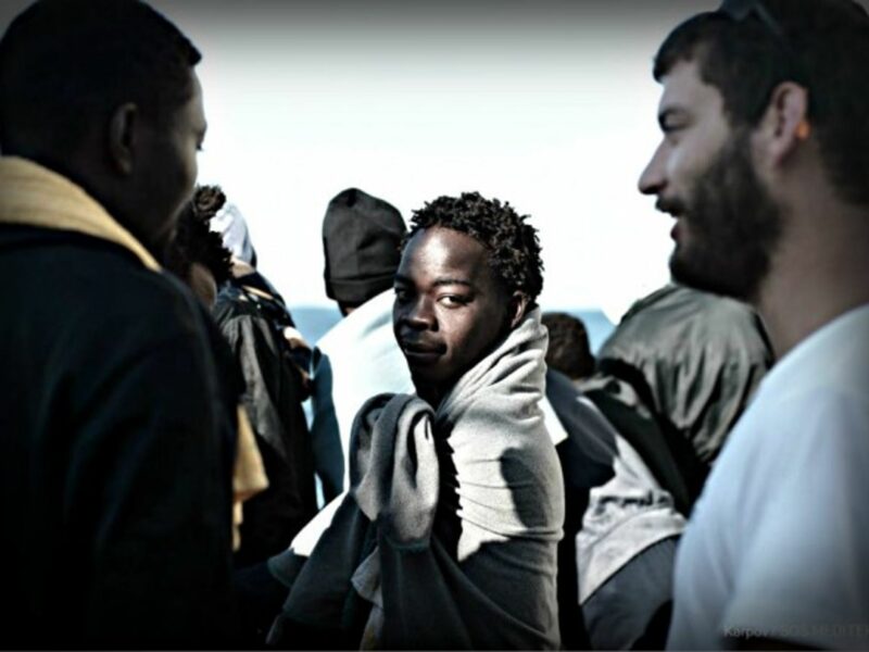 Aboard the Aquarius rescue boat this week