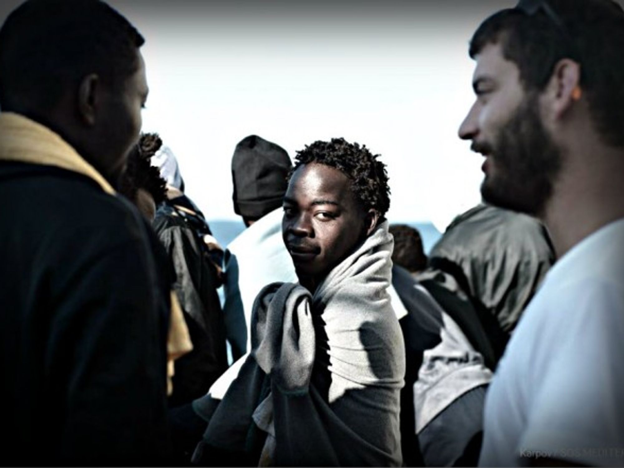 Aboard the Aquarius rescue boat this week