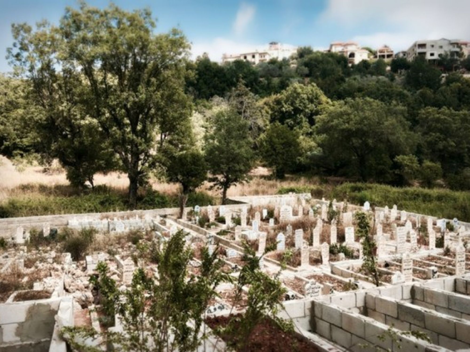 Abu Abdo’s cemetery for Syrians in Daraya, Lebanon