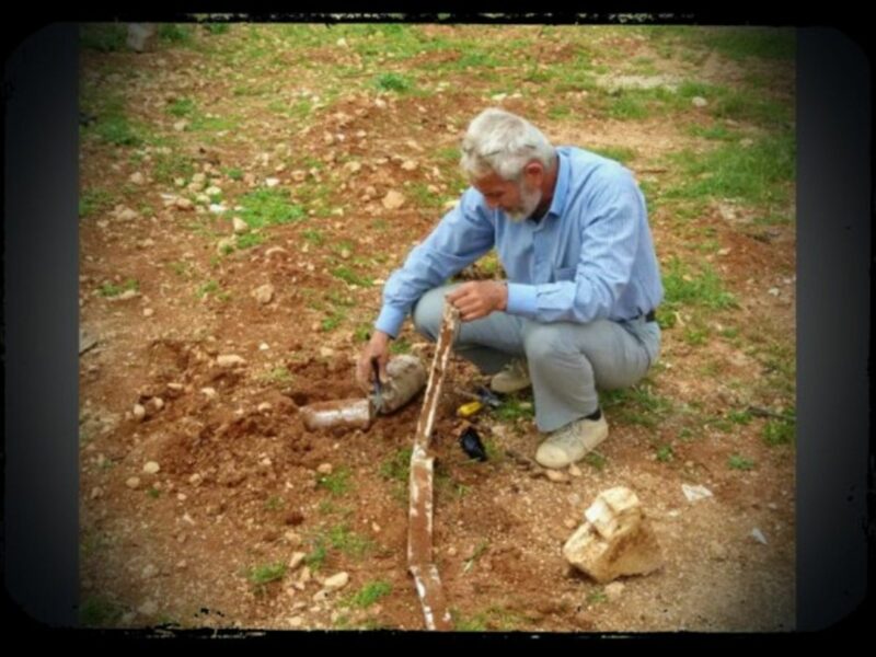 Abu al Fadl and one of the circa 3,500 mines he cleared