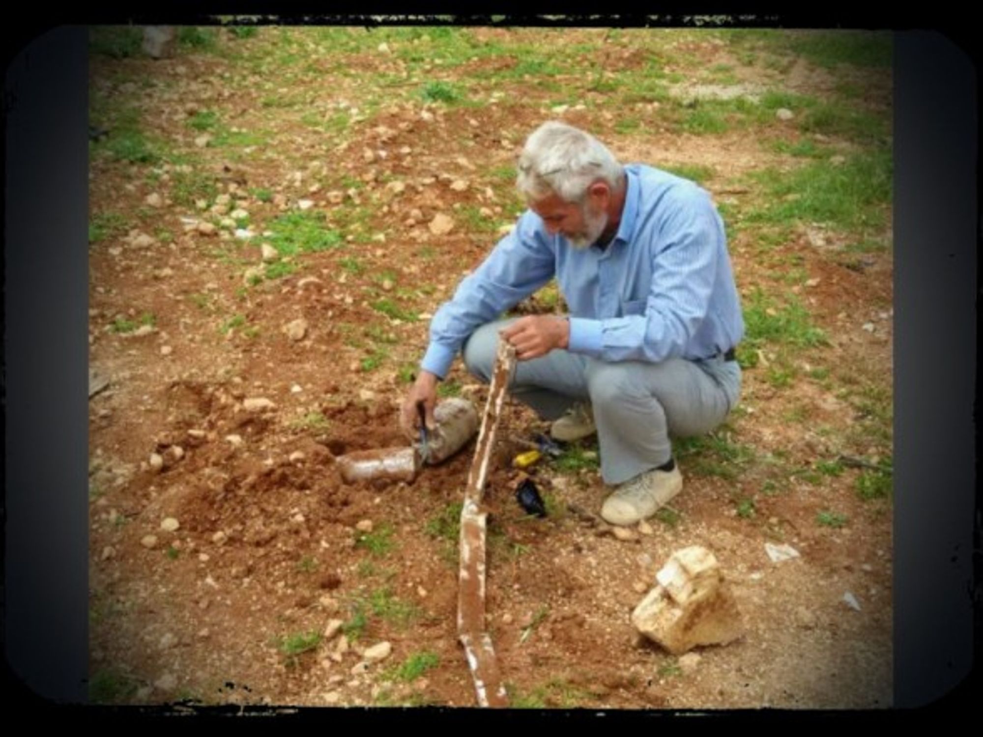 Abu al Fadl and one of the circa 3,500 mines he cleared