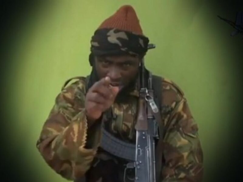Abubakar Shekau from the video that appeared Monday on Youtube