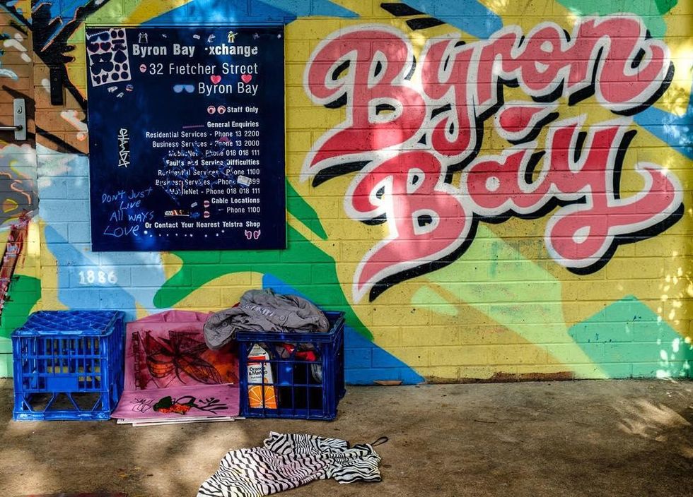 According to official statistics, there are nearly 200 homeless people in Byron Bay