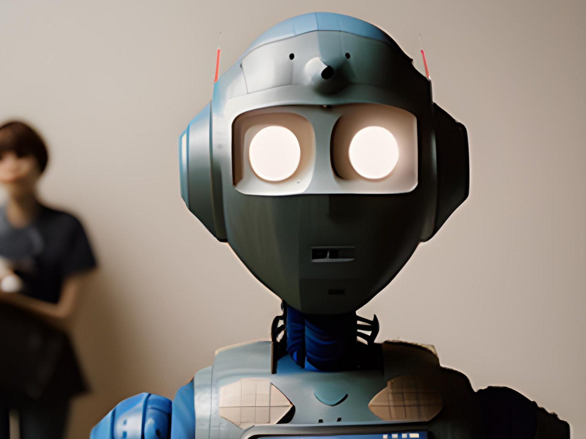 AI-generated image of an ominous-looking robot