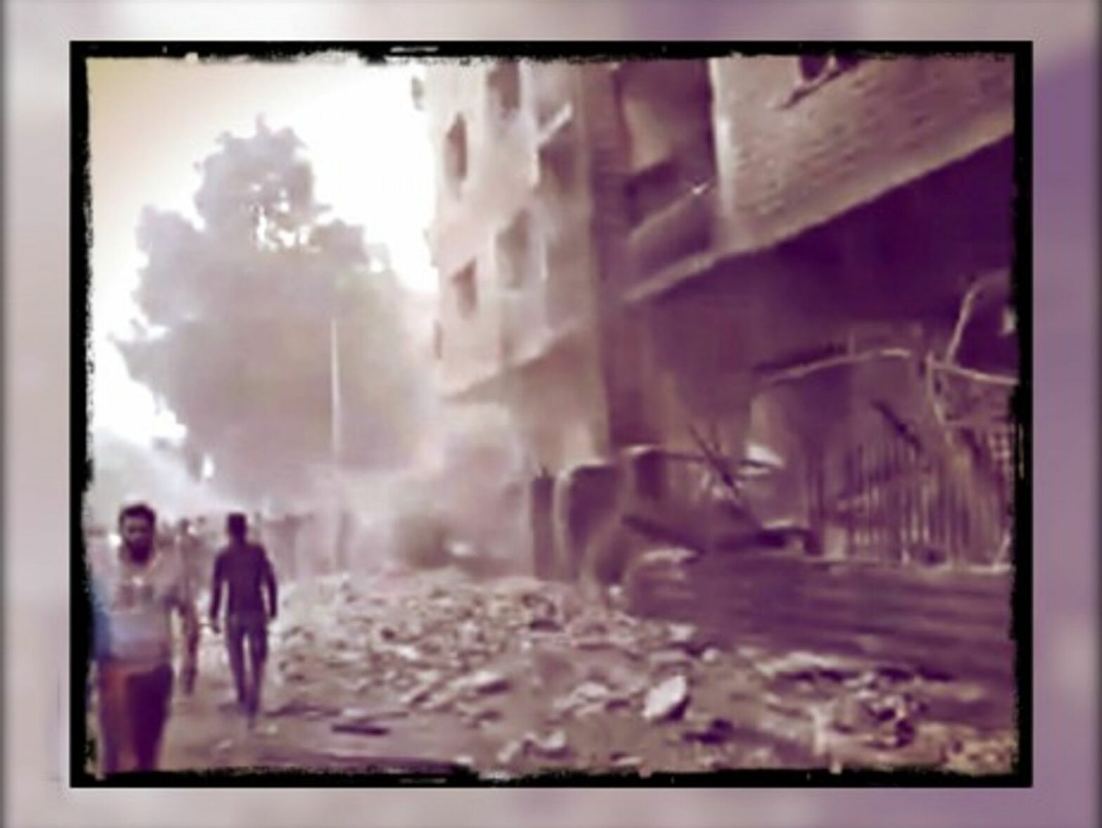 Al-Mouadamiyah, under siege