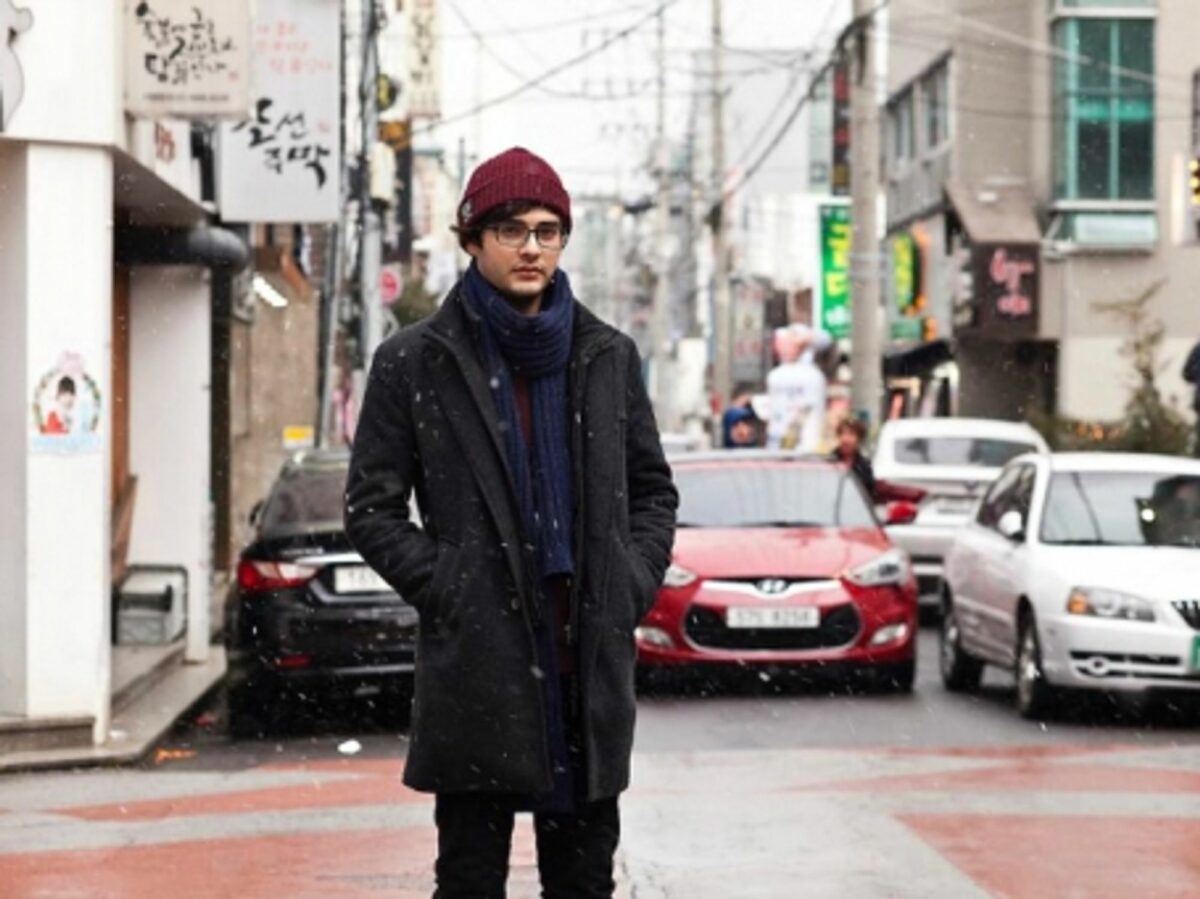 Aleppo-born Ahmed Lababidi on Jeju Island