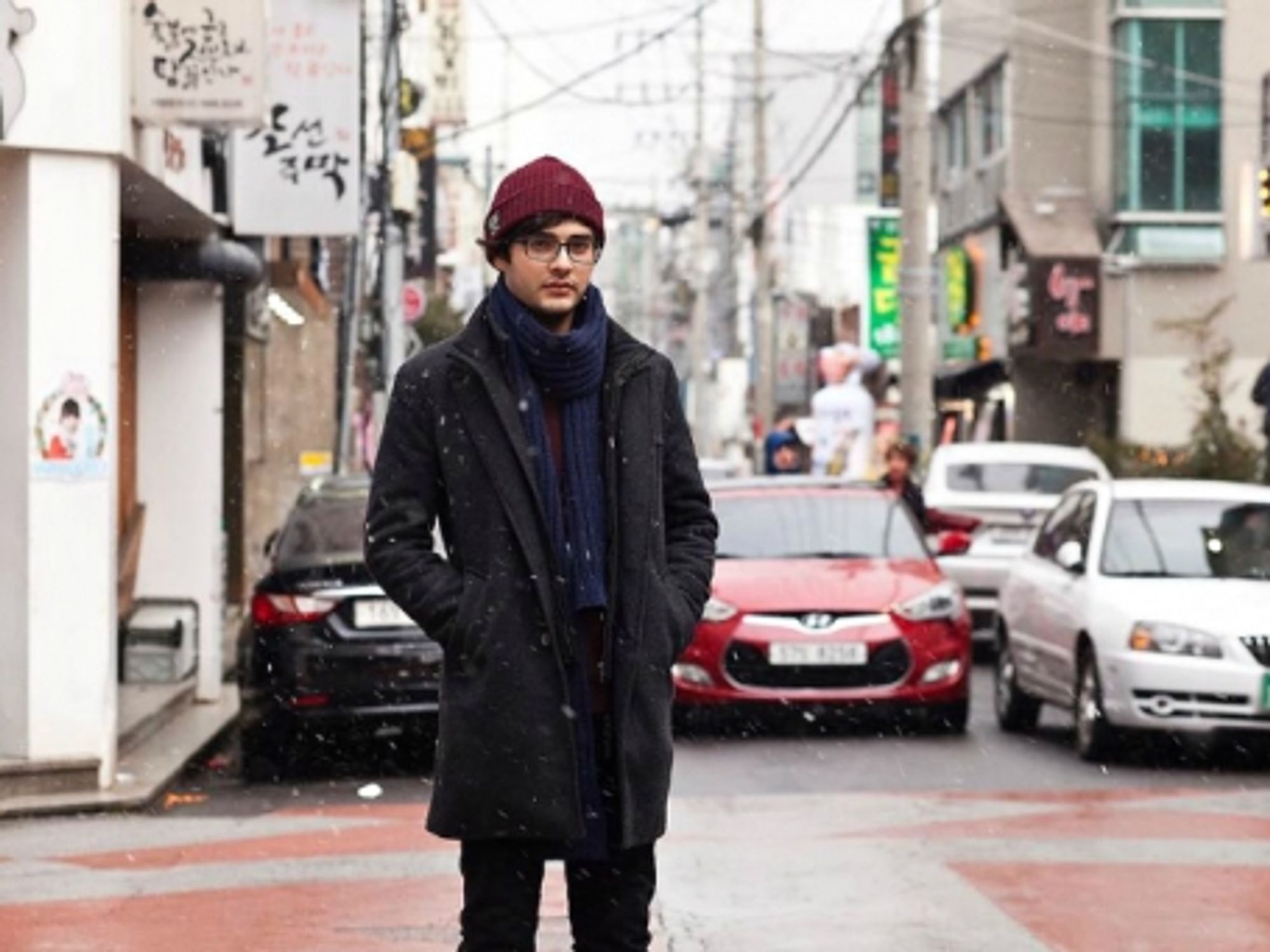 Aleppo-born Ahmed Lababidi on Jeju Island