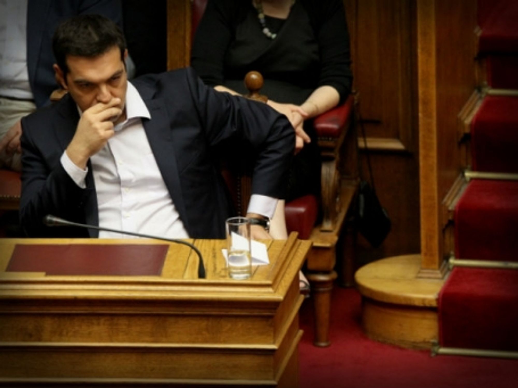 Alexis Tsipras last month in the Greek Parliament